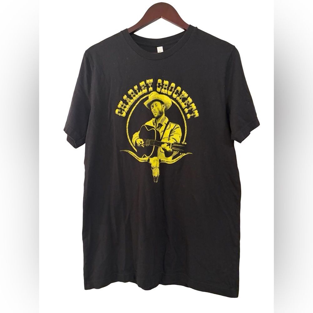 Charlie Crockett Graphic T-Shirt Men’s Large Bella + Canvas Country Band Tee